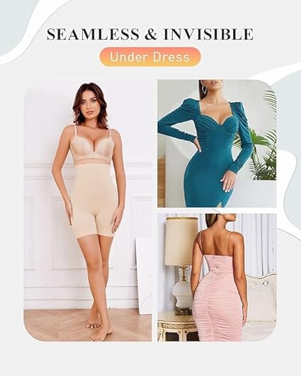 Slim-Fit Shapewear Shorts – High Waist Tummy Control Comfort