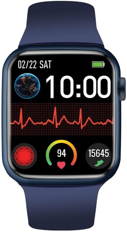 Promate Fitness Smartwatch – 1.9” Display, 100 Watch Faces & 10-15 Day Battery