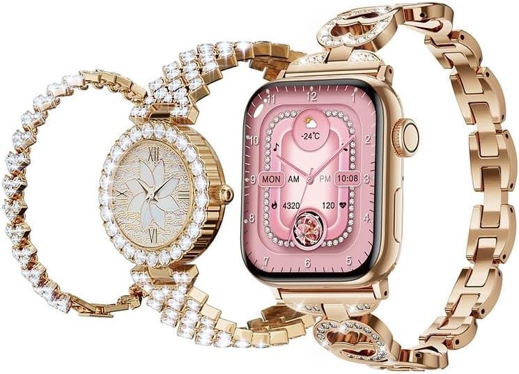 HainoTeko G15 Women’s Smartwatch Set – Stylish, Functional & Versatile