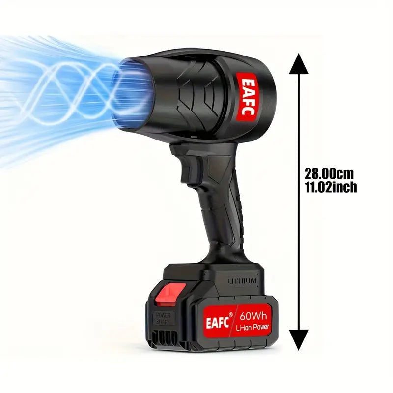 EAFC Turbo Blower – Powerful Cordless Air Blower for Car & Home Cleaning | Long Battery, Lightweight & Durable Design